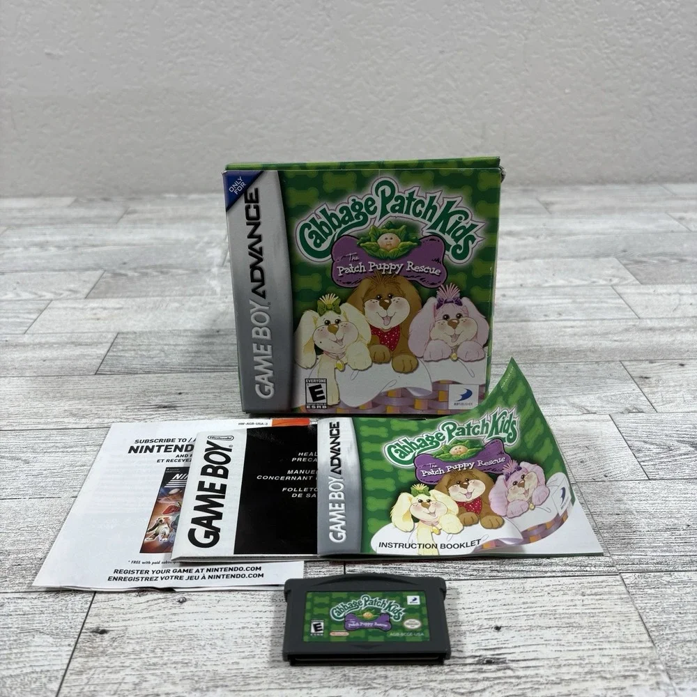 Cabbage Patch Kids: The Patch Puppy Rescue - Game Boy Advance GBA Game
